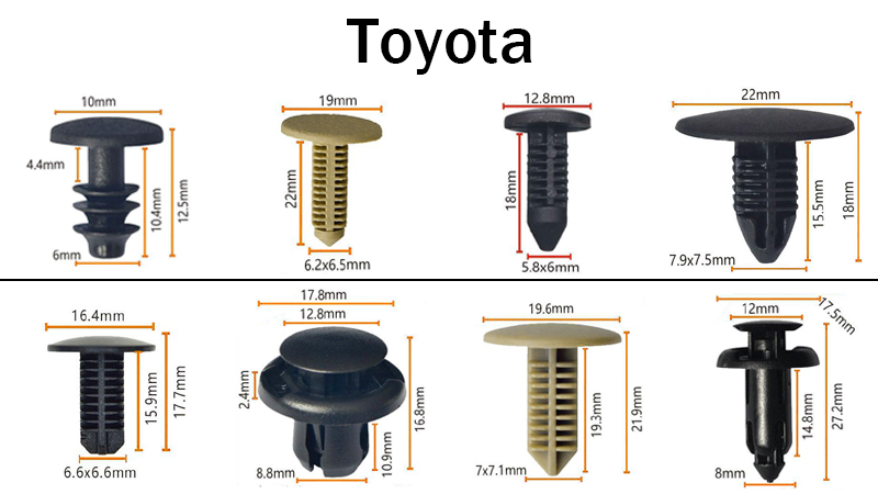 May alam ka ba tungkol sa mga clip ng kotse ng Toyota?