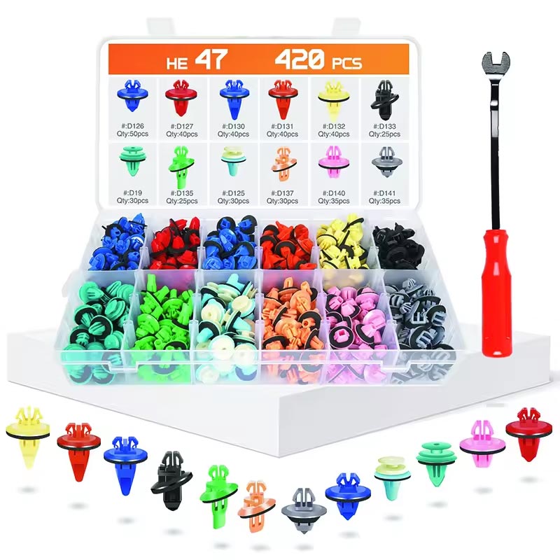 Car Push Retainer Clips At Auto Fasteners Assortments